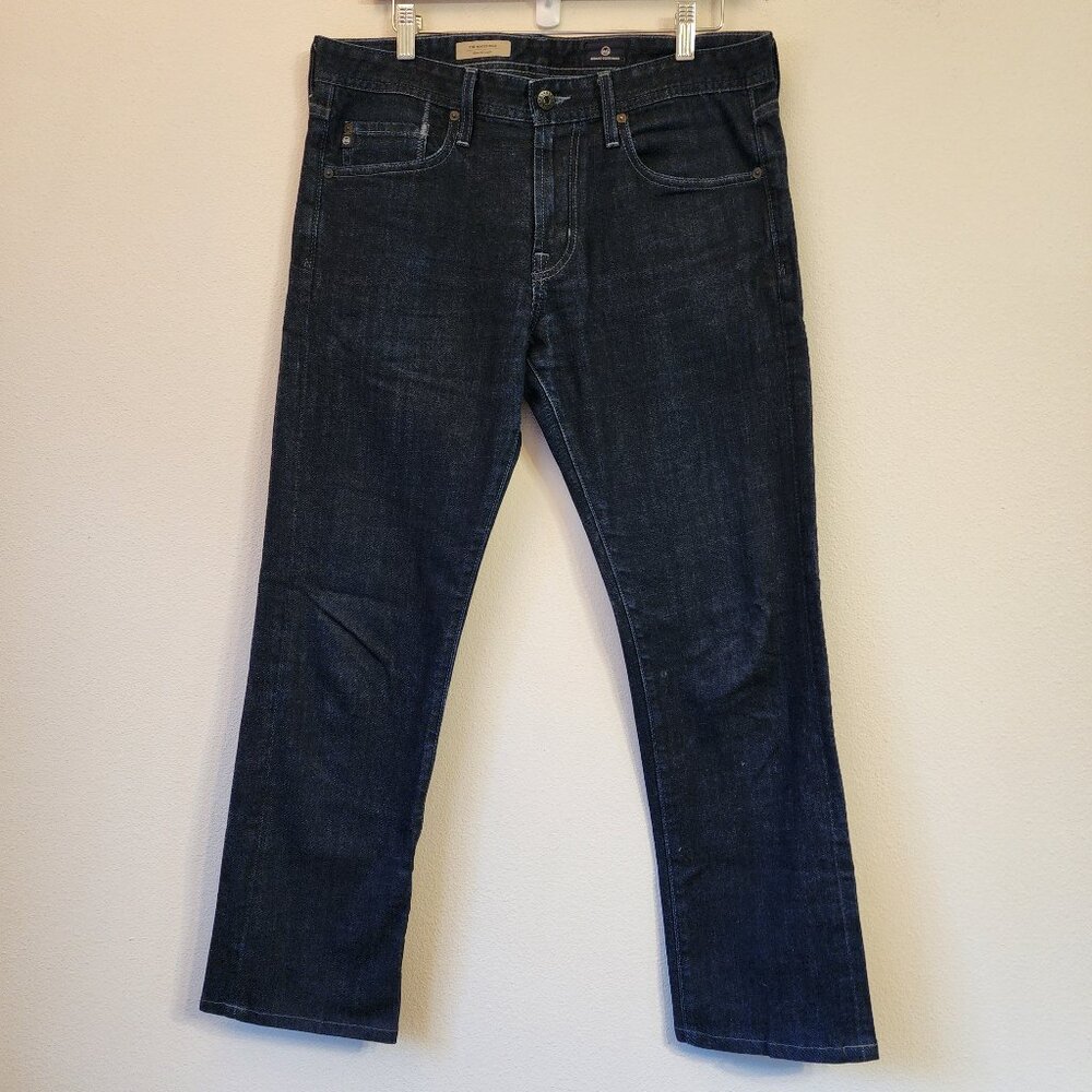 Adriano Goldschmied Jean Men 31x34/ 34X26.5"THE MATCHBOX Slim Straight Dark Wash